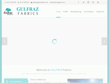 Tablet Screenshot of gulfrazfabrics.net